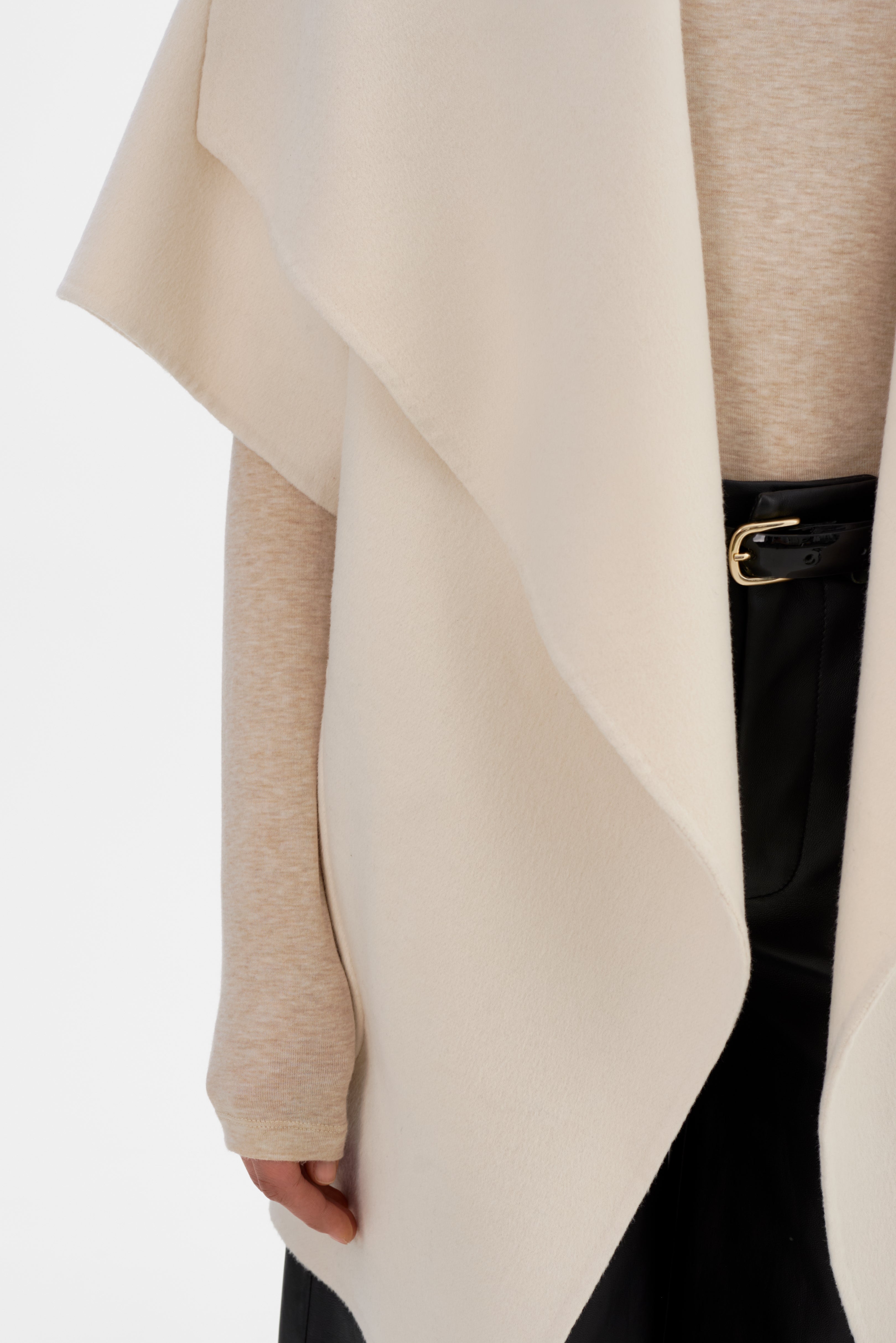 PÉNÉLOPE | Manteau en laine double face 
