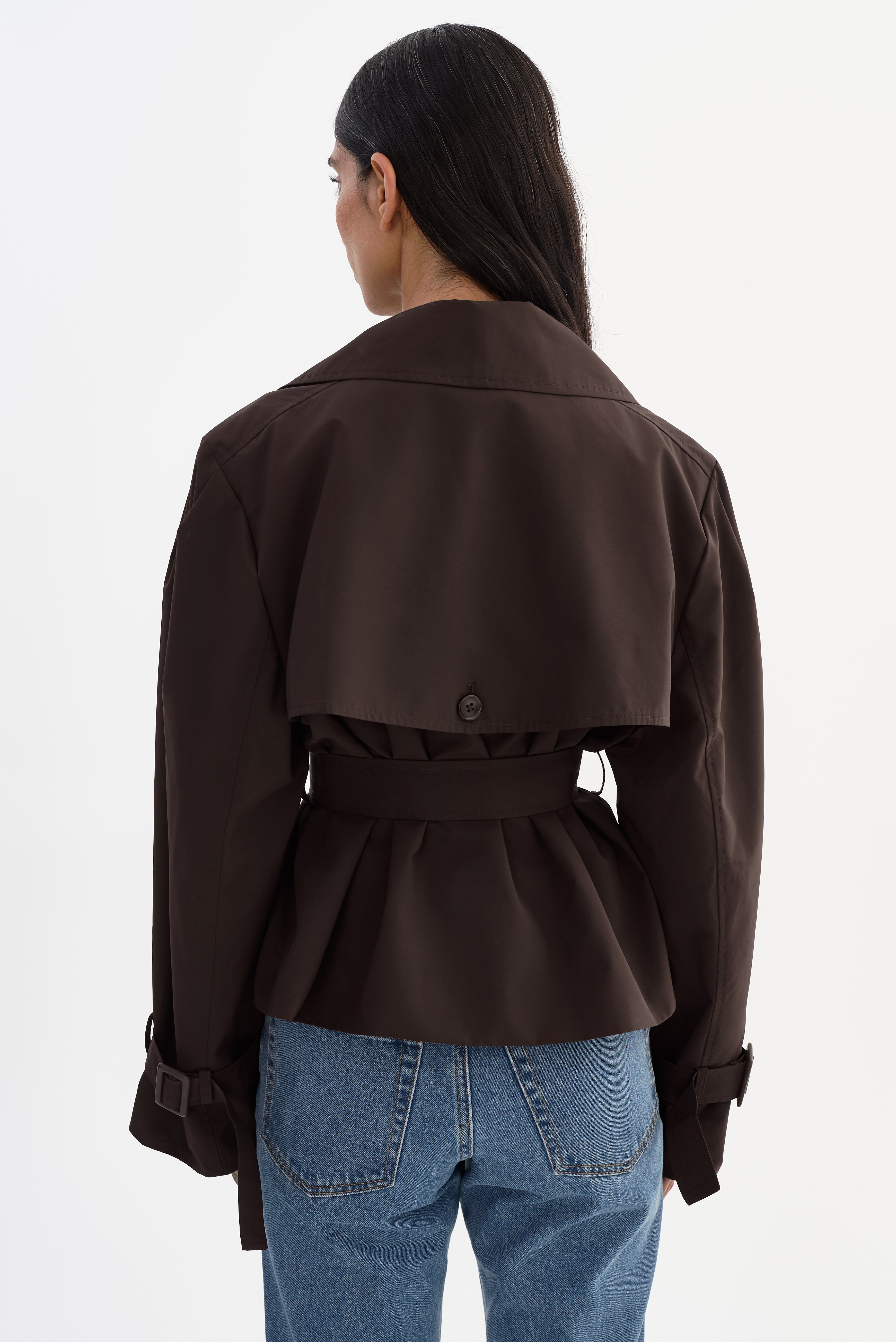 QUINN | Cropped Trench Coat
