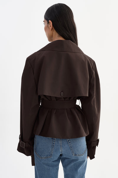 QUINN | Cropped Trench Coat