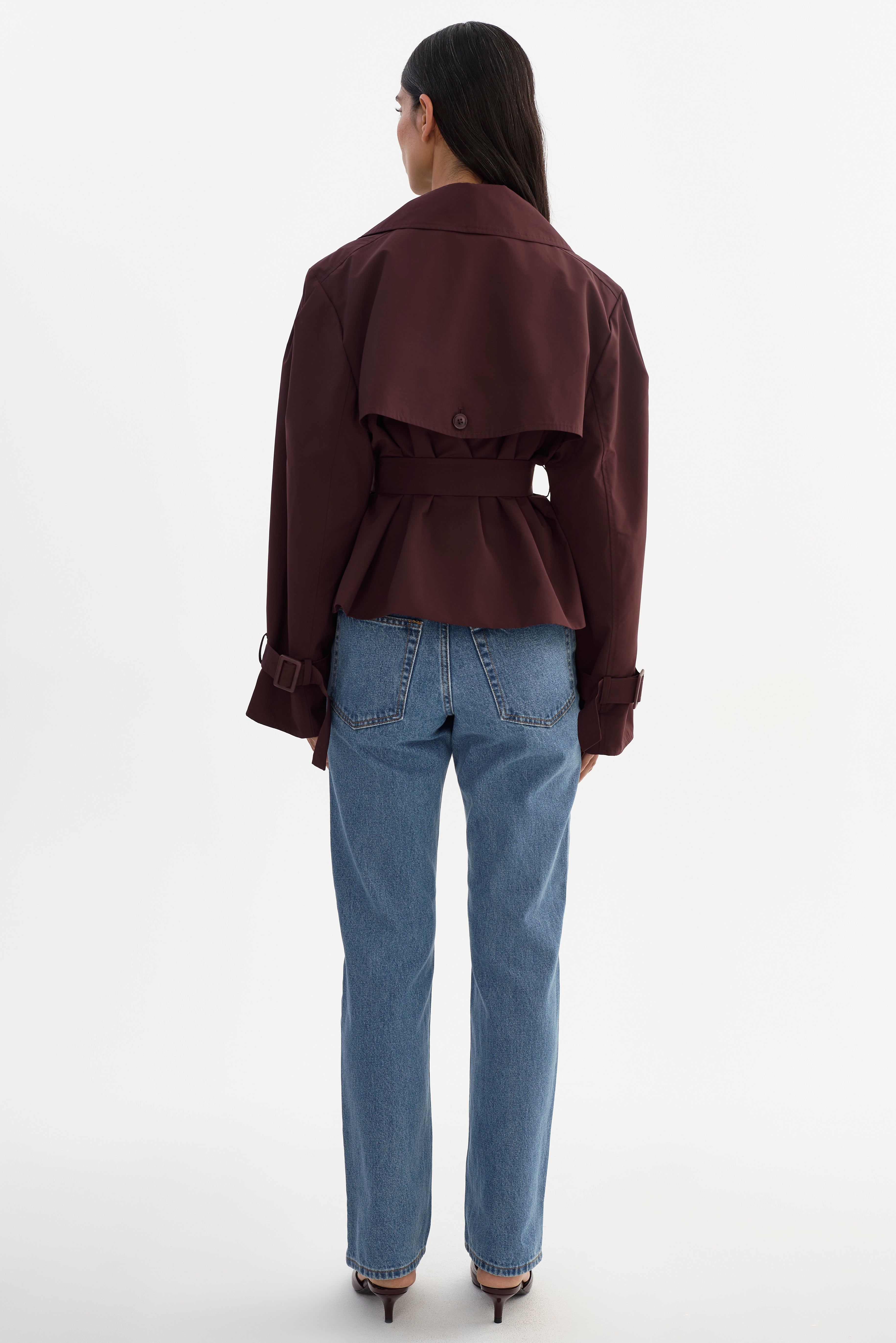 QUINN | Cropped Trench Coat
