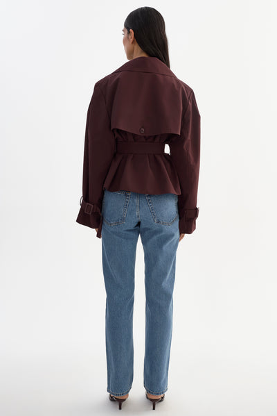 QUINN | Cropped Trench Coat