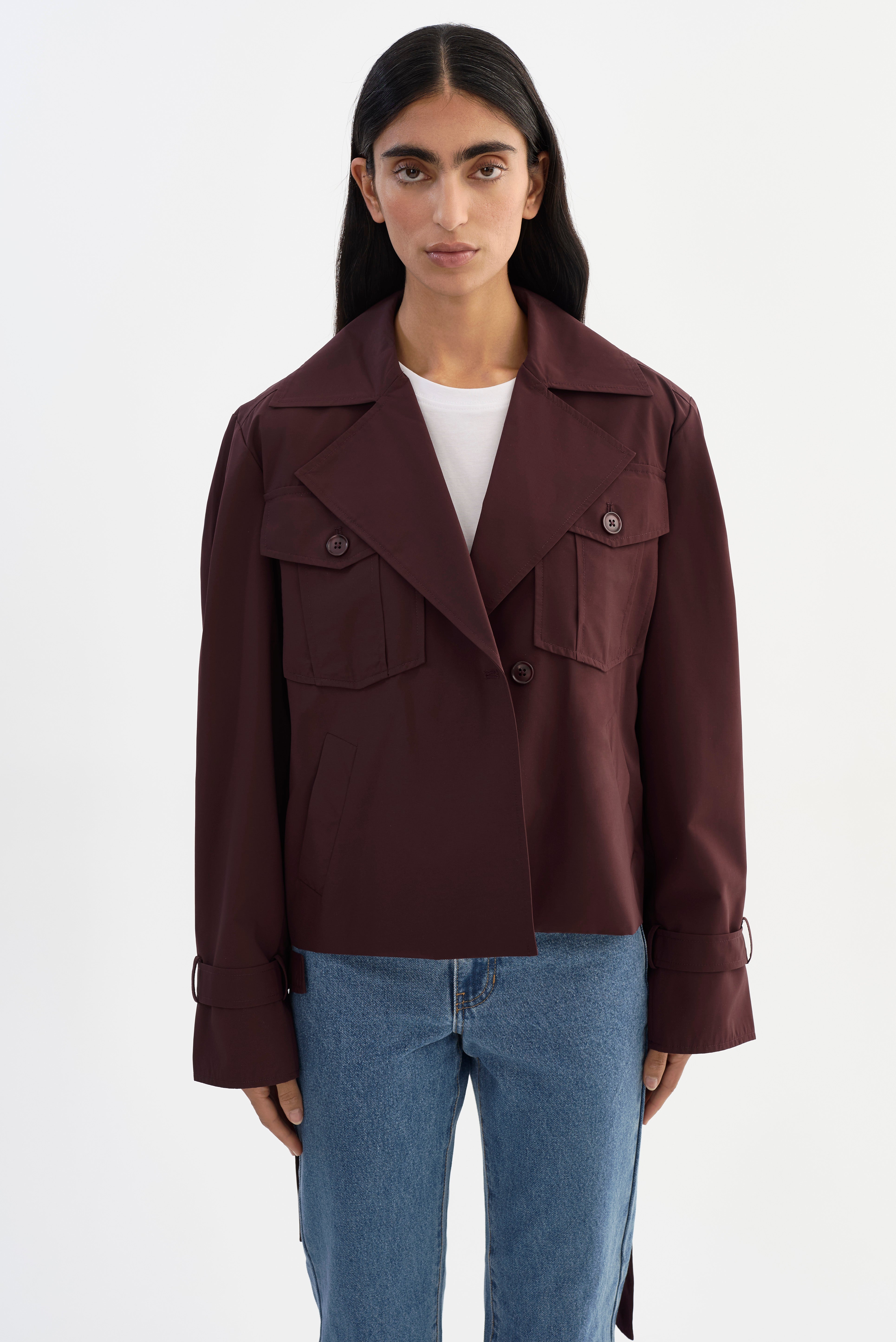 QUINN | Cropped Trench Coat