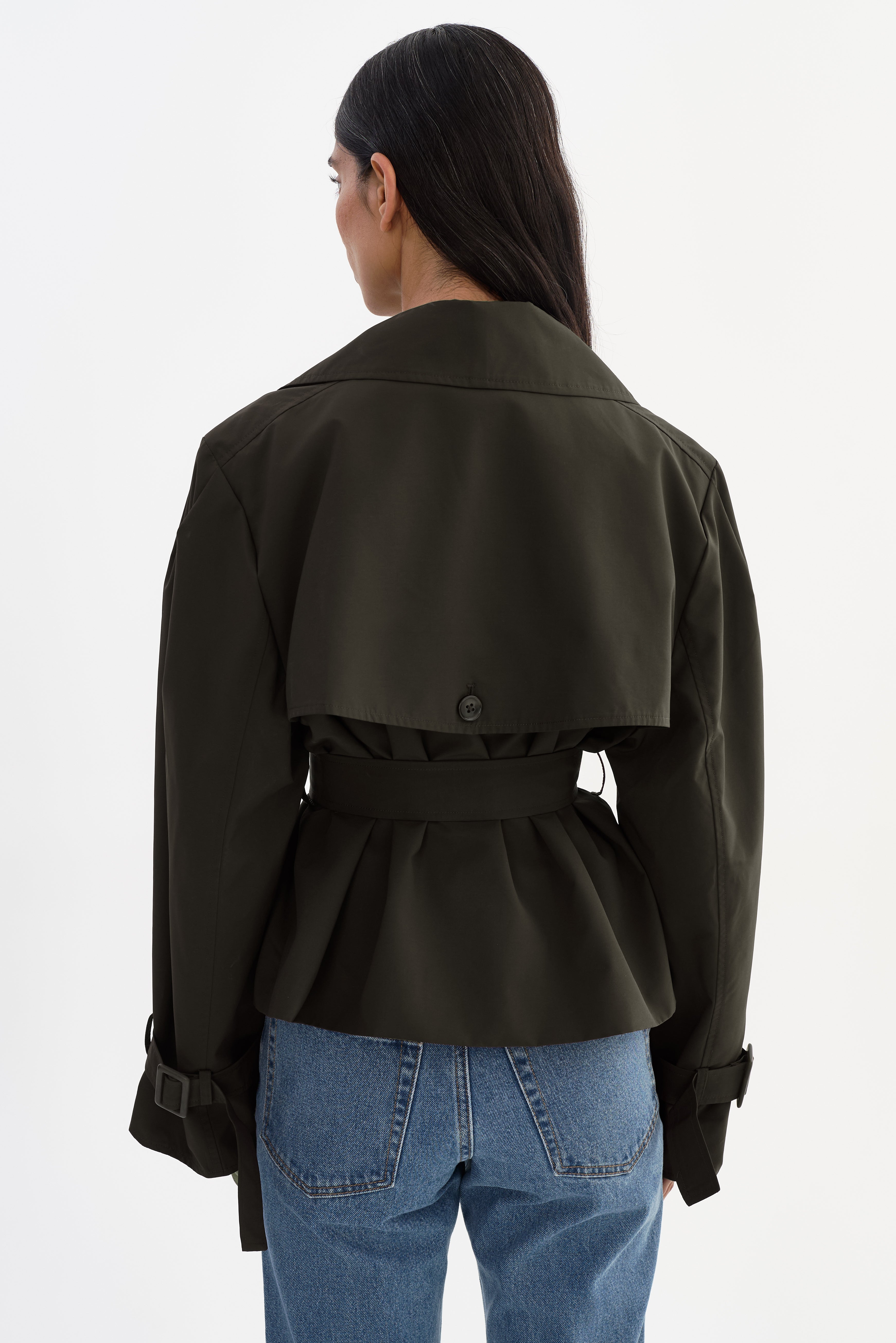 QUINN | Cropped Trench Coat