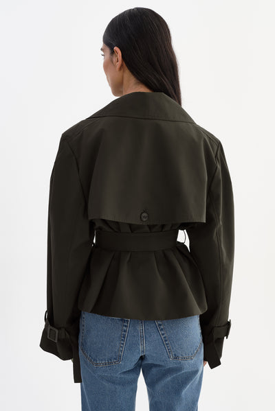 QUINN | Cropped Trench Coat