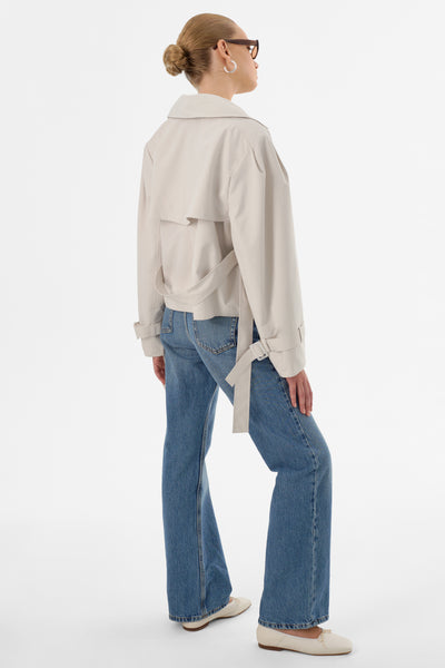 QUINN | Cropped Trench Coat