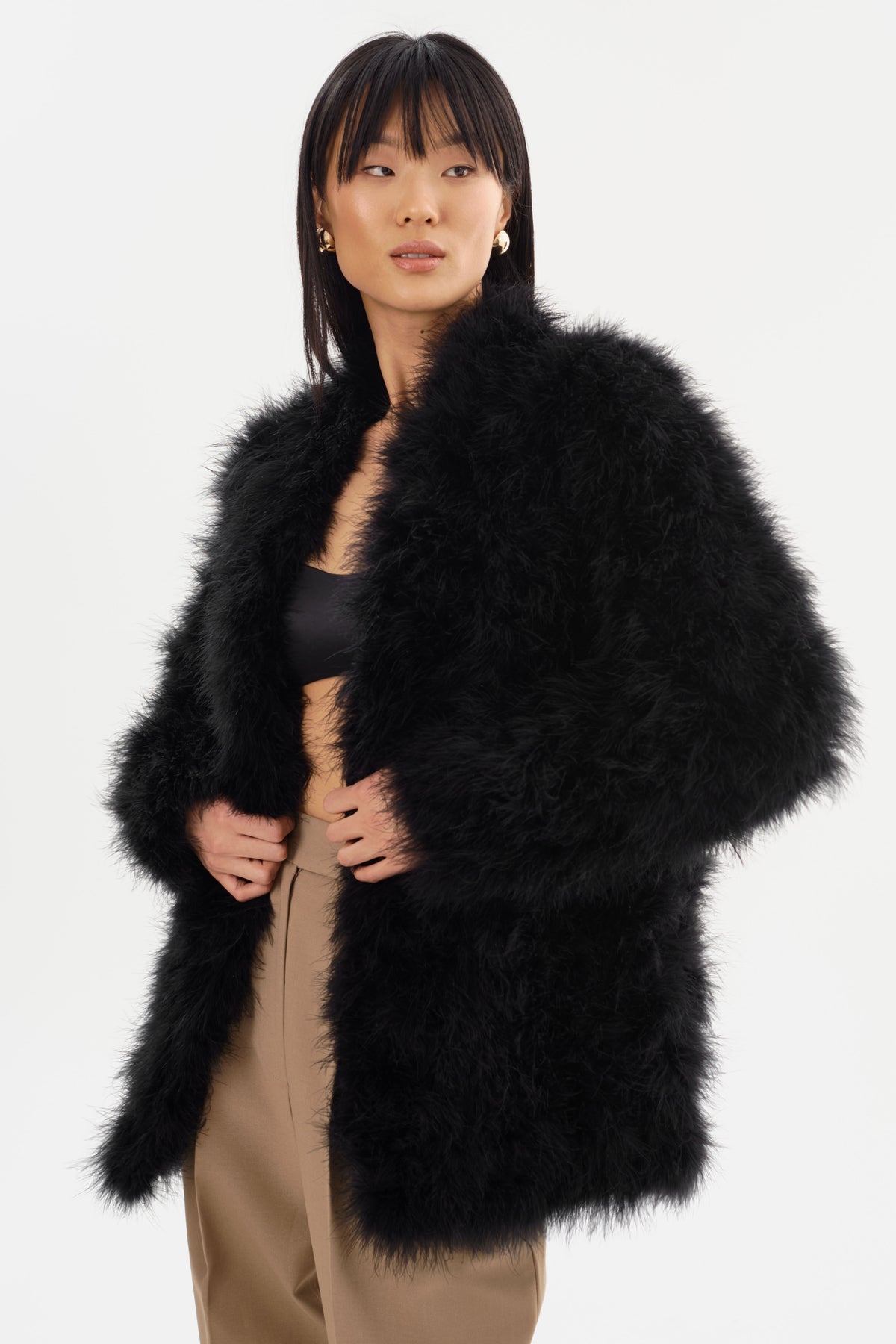 RABEA Feather Coat