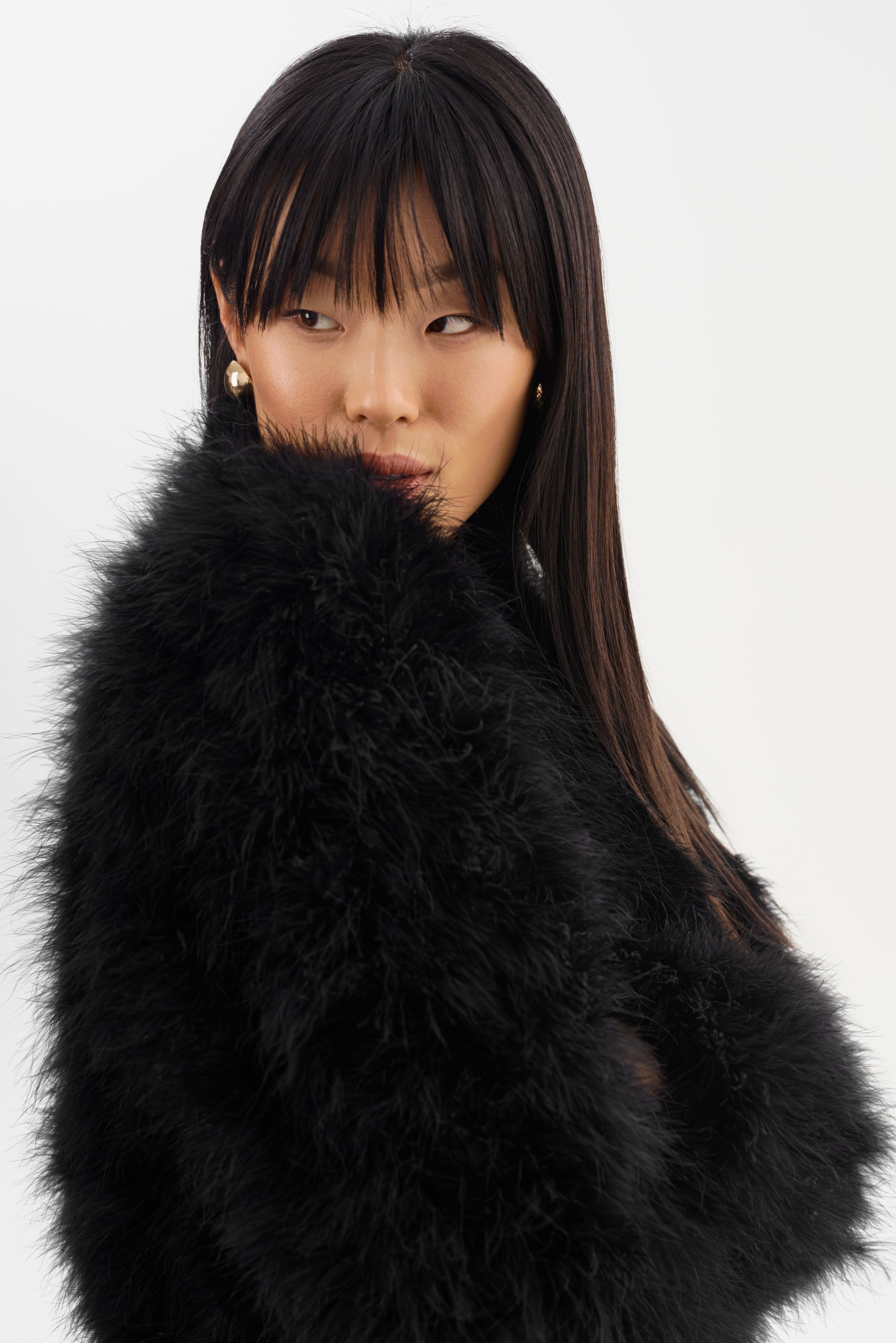 RABEA Feather Coat