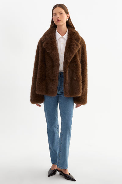 RAVENNA | Faux Fur Coat