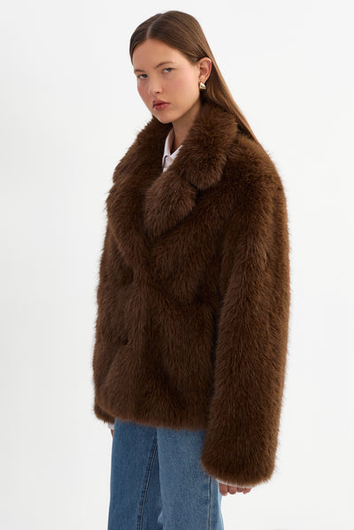 RAVENNA | Faux Fur Coat