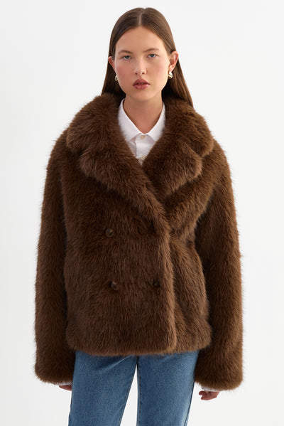 RAVENNA | Faux Fur Coat