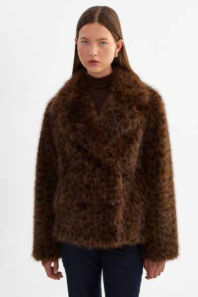 RAVENNA | Faux Fur Coat