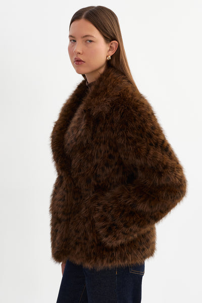 RAVENNA | Faux Fur Coat