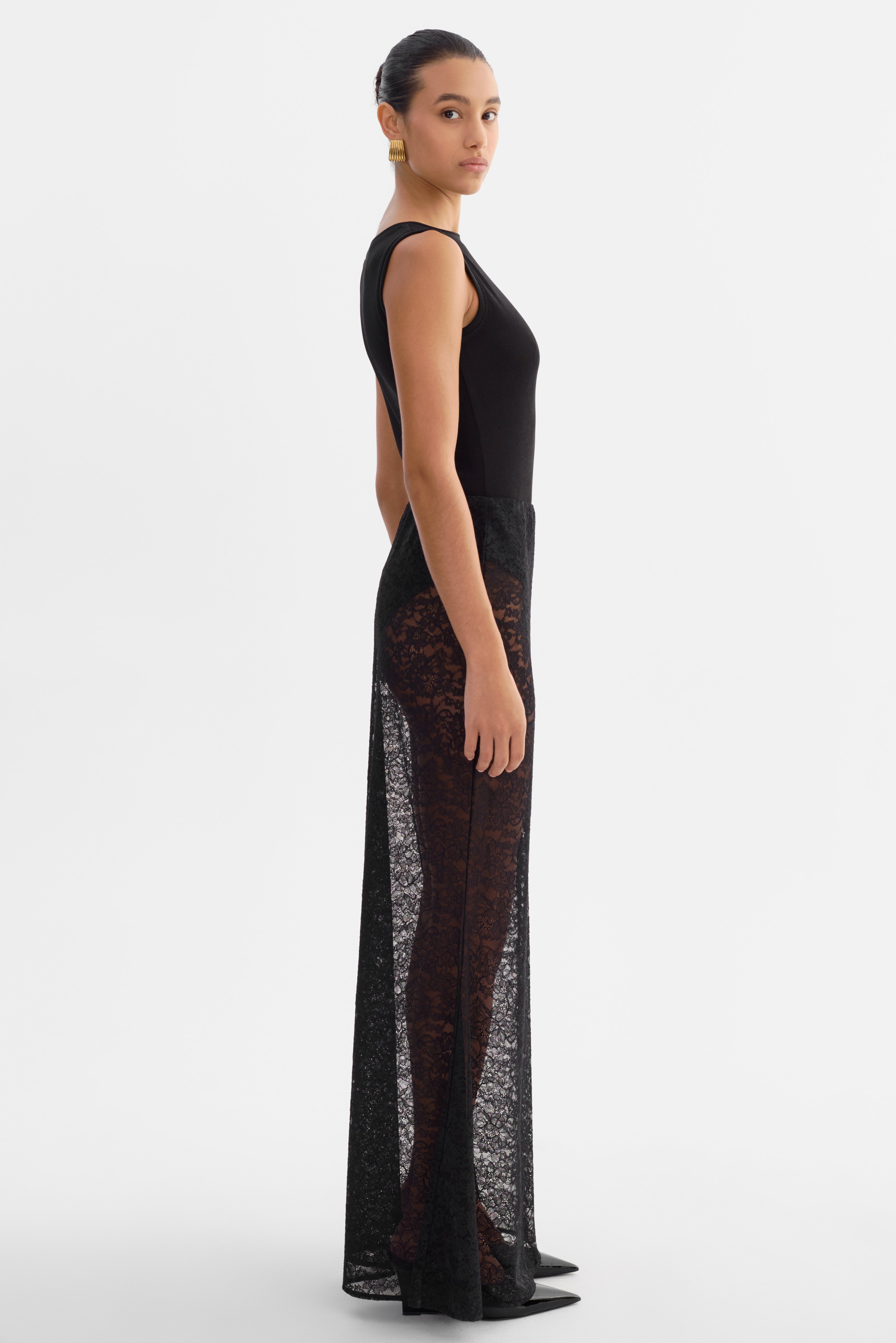REN | Lace Maxi Skirt