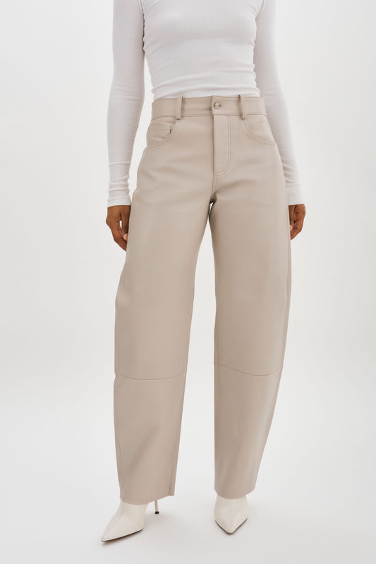 RIDA | Relaxed Leather Pants