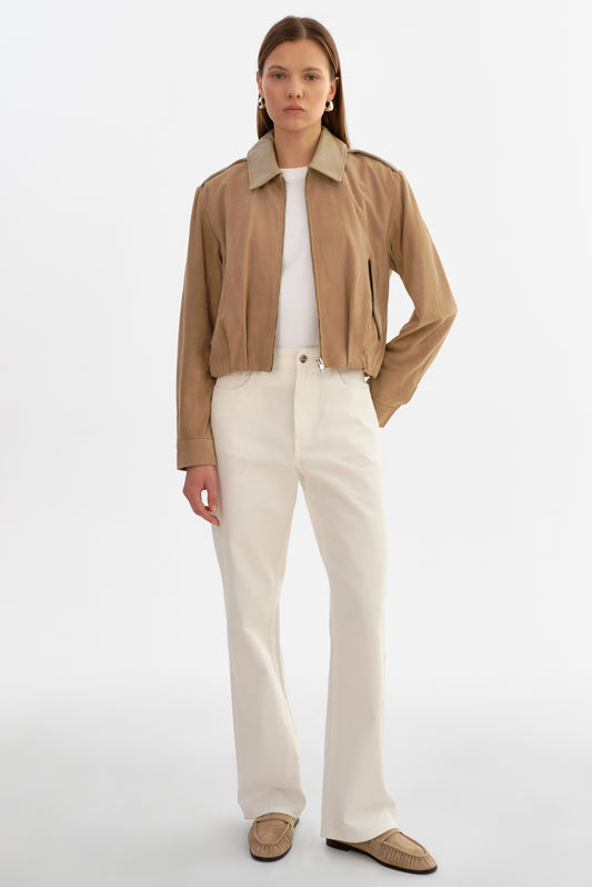ROBBIE | Veste bomber en suède