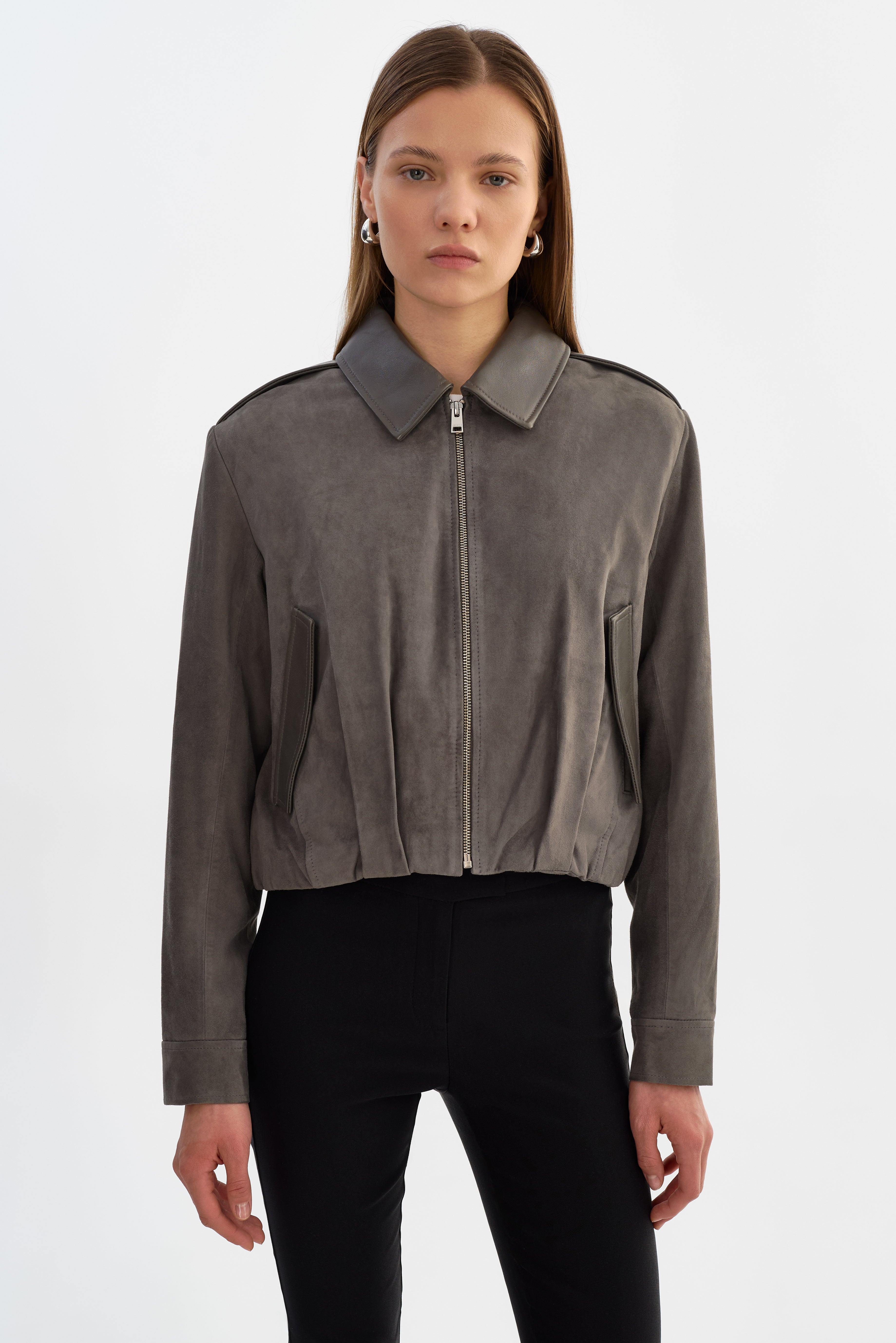 ROBBIE | Veste bomber en suède