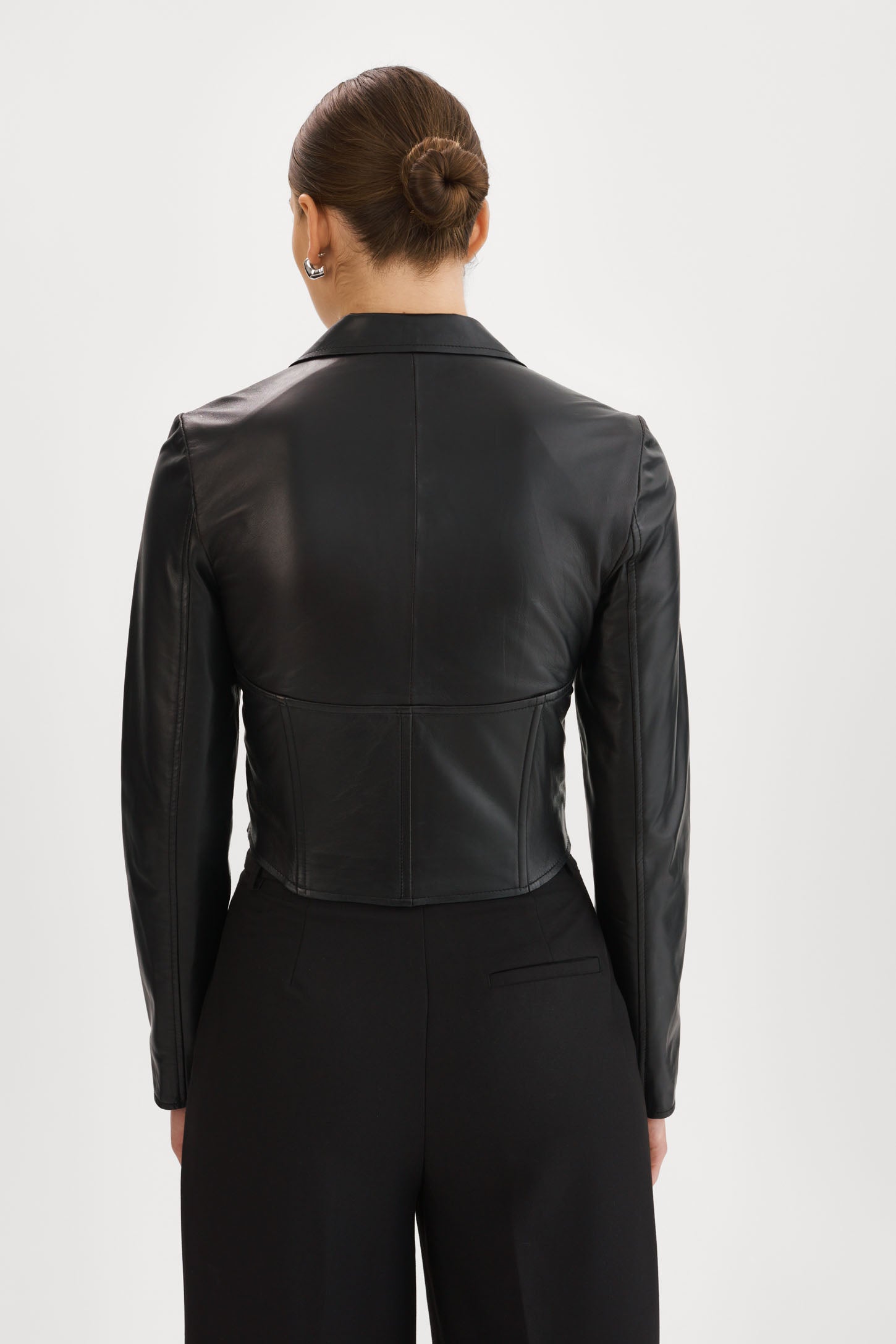 ROMI | Leather Corset Jacket – LAMARQUE