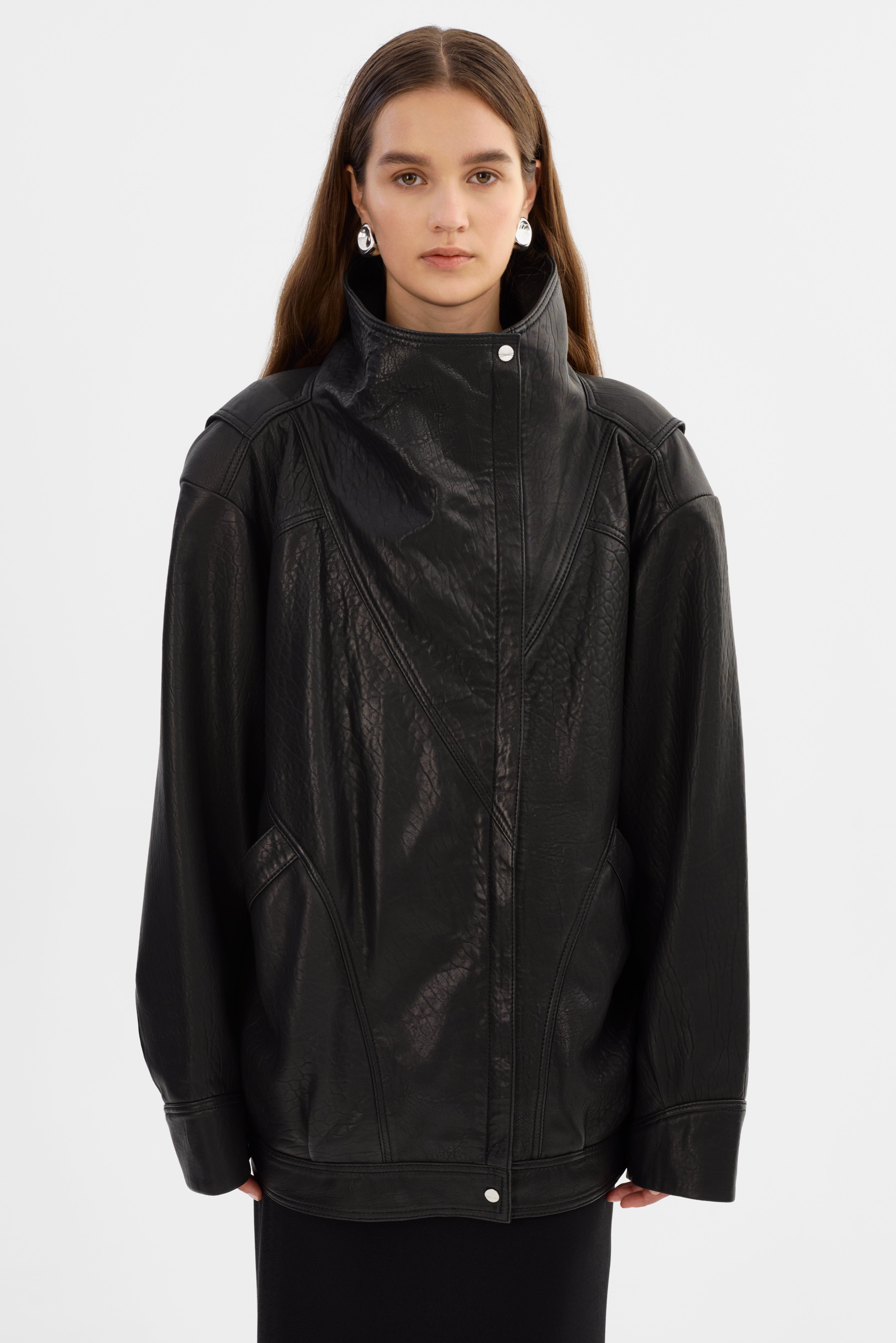 RONJA | Oversized Leather Jacket