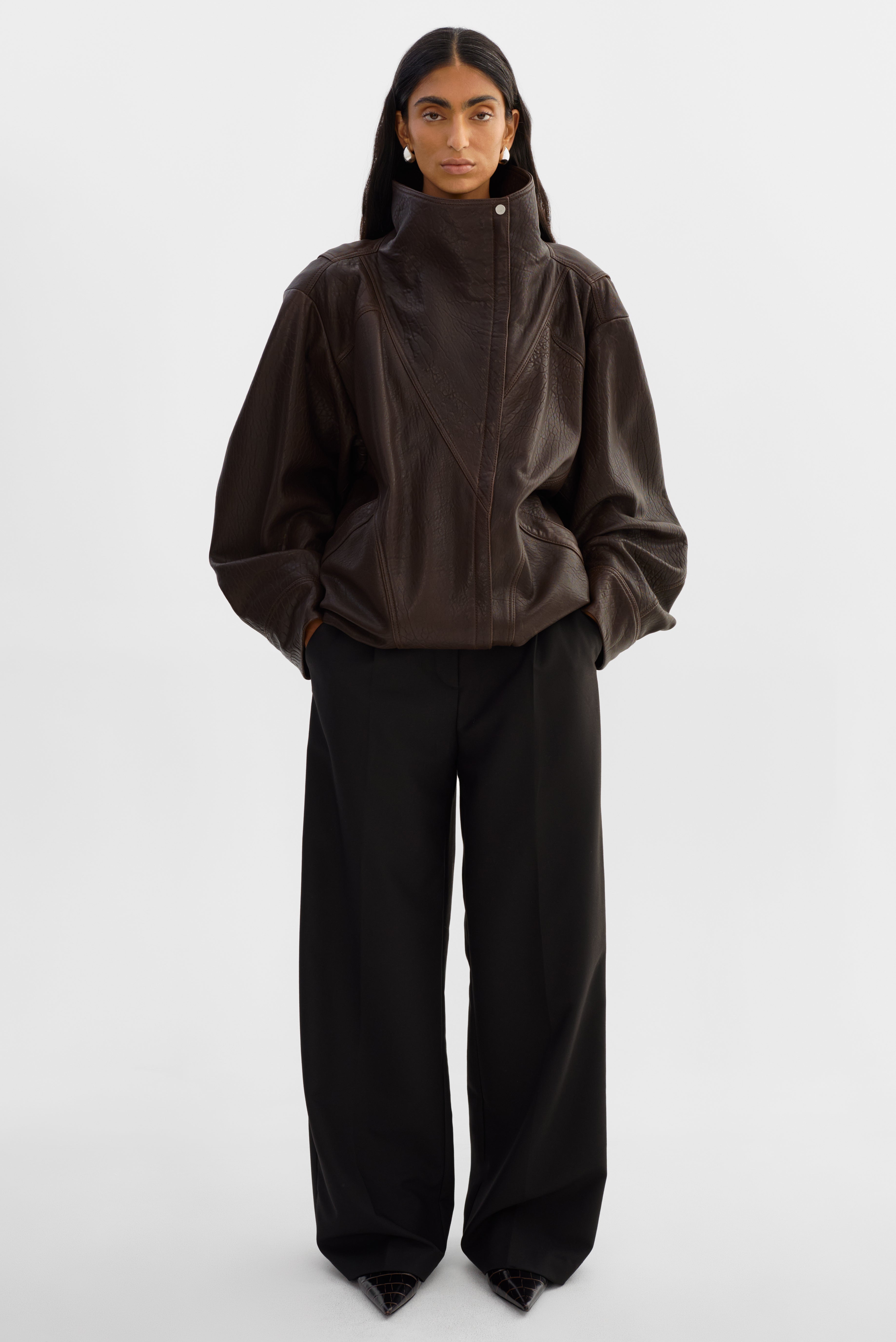 RONJA | Oversized Leather Jacket
