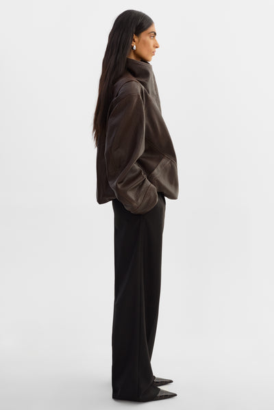 RONJA | Oversized Leather Jacket