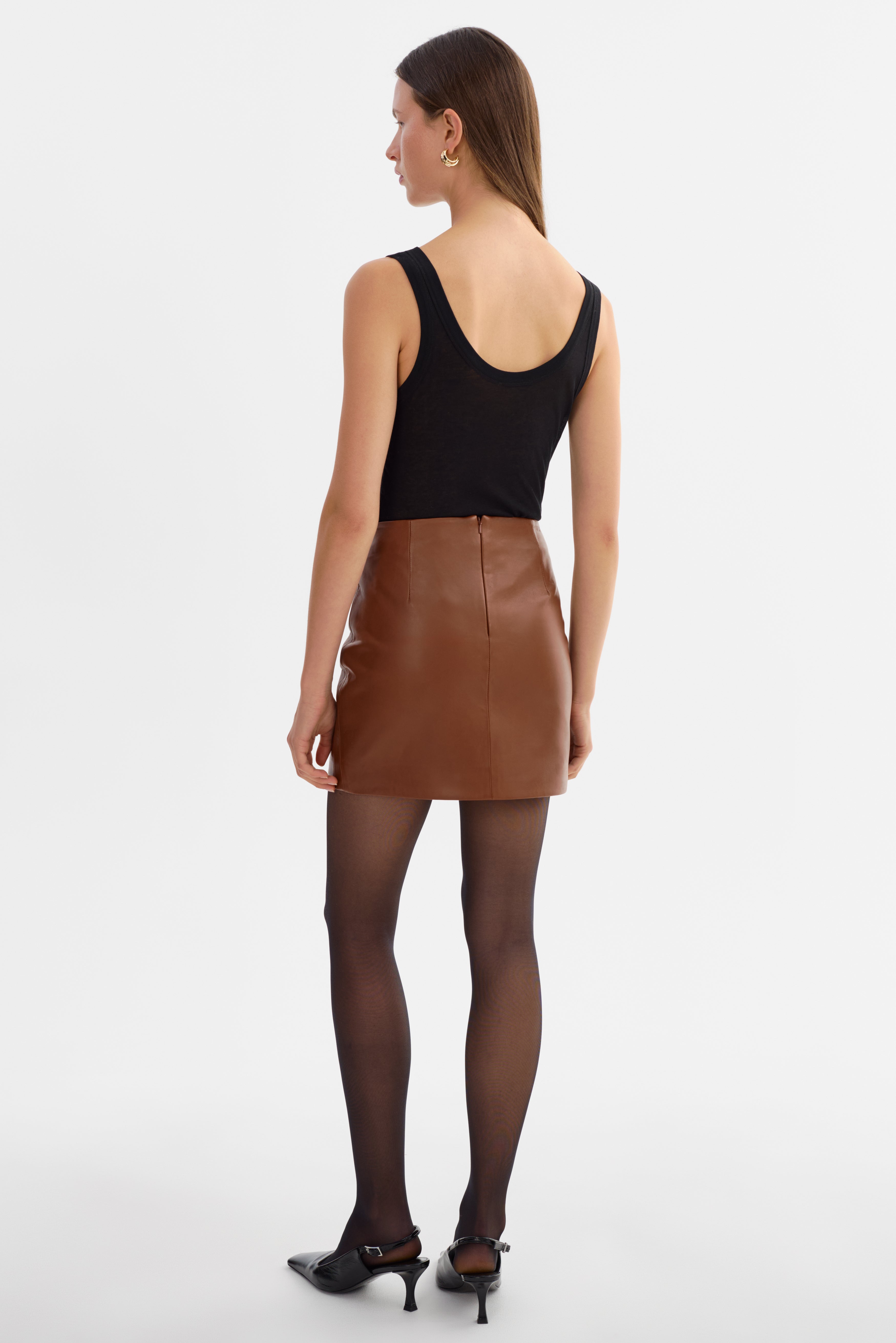ROWAN | Mini-jupe en cuir