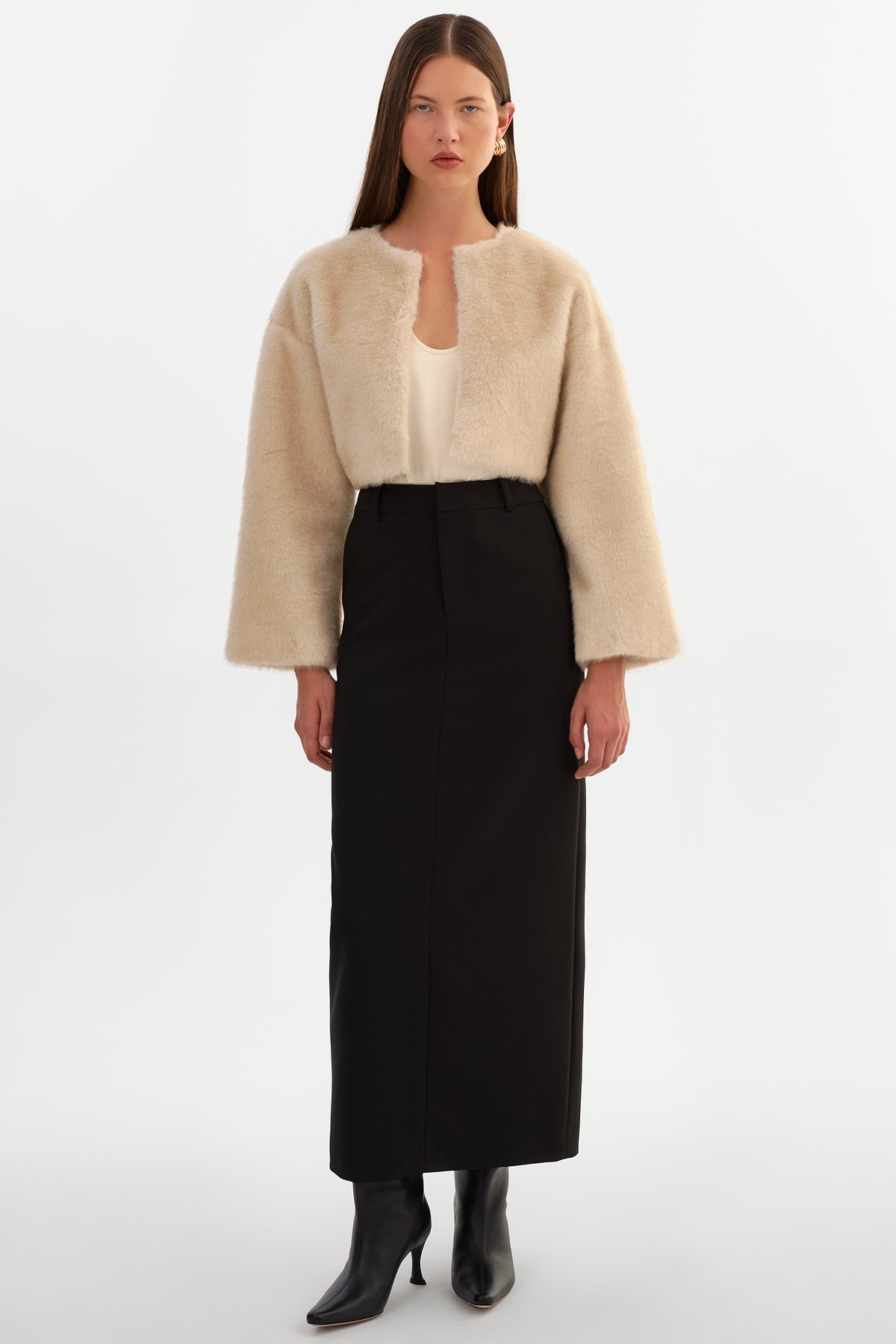 ROWDIE | Faux Fur Jacket