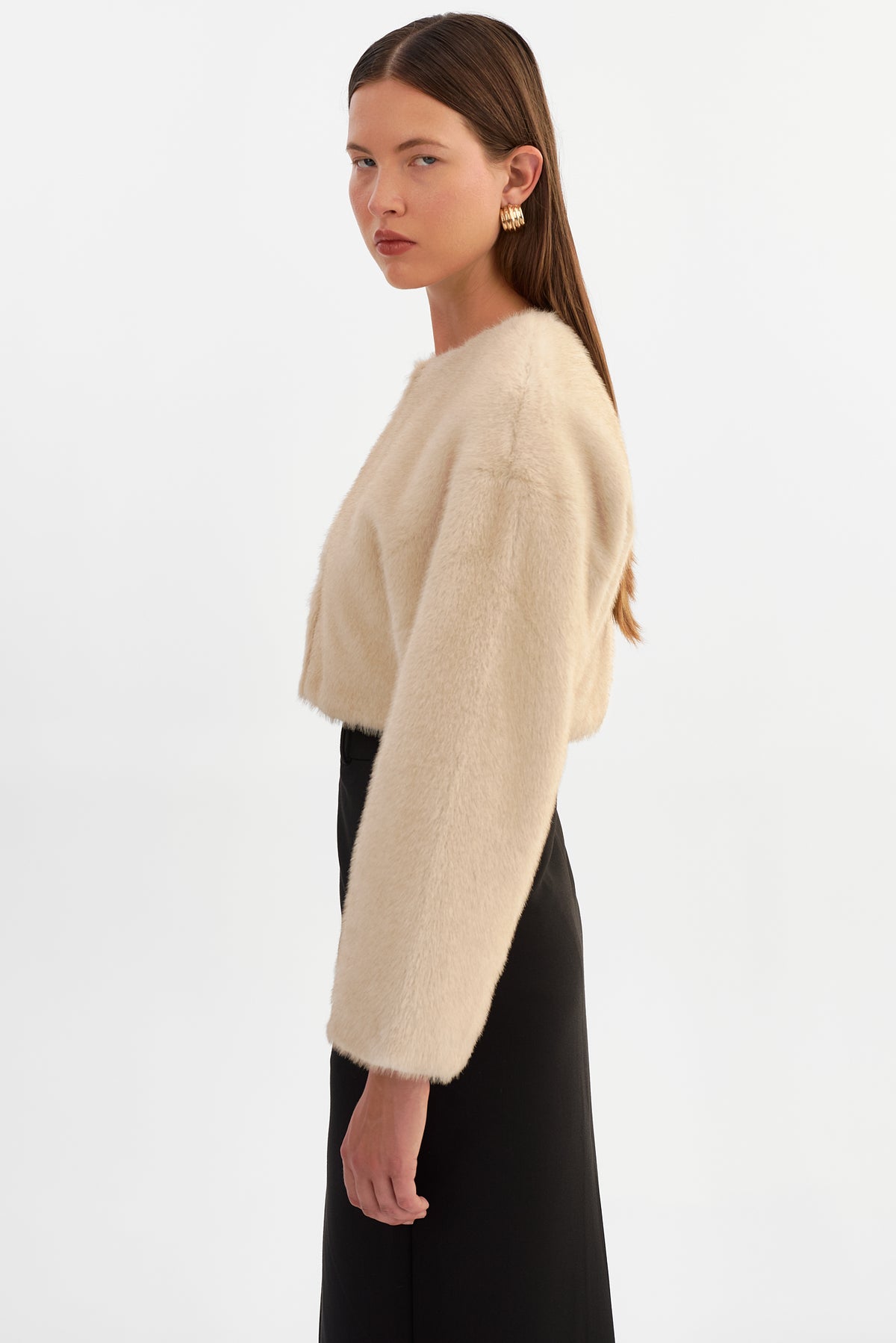 ROWDIE | Faux Fur Jacket