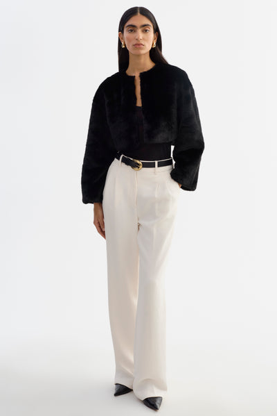 ROWDIE | Faux Fur Jacket