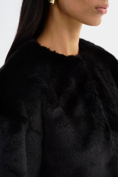 ROWDIE | Faux Fur Jacket