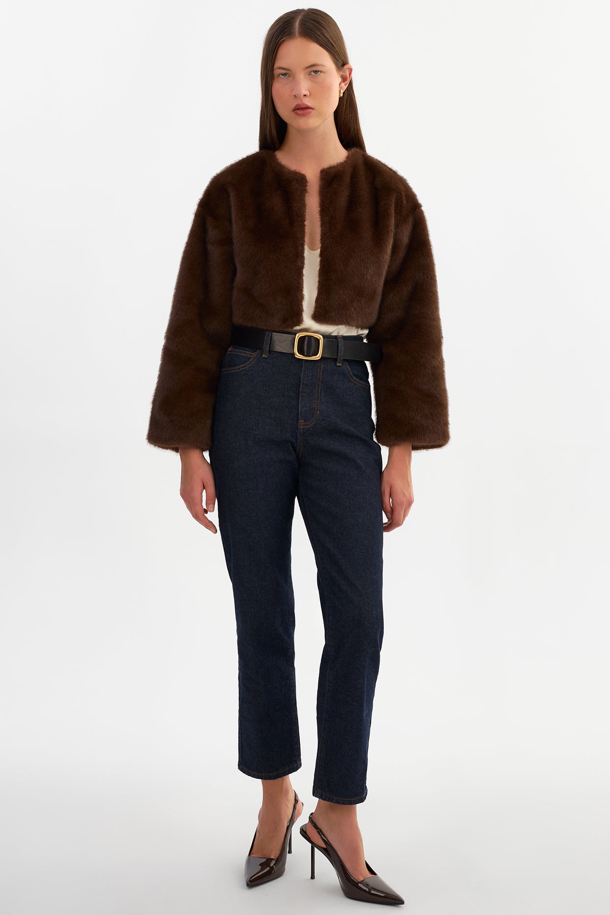 ROWDIE | Faux Fur Jacket