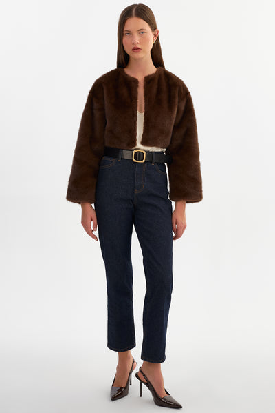 ROWDIE | Faux Fur Jacket