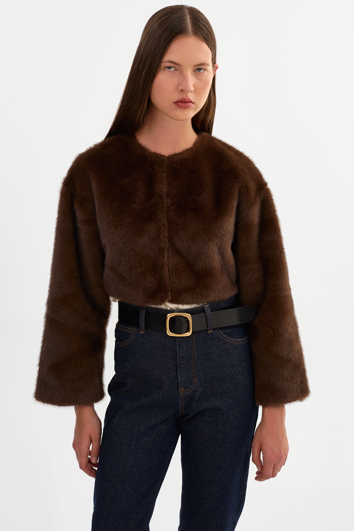 ROWDIE | Faux Fur Jacket