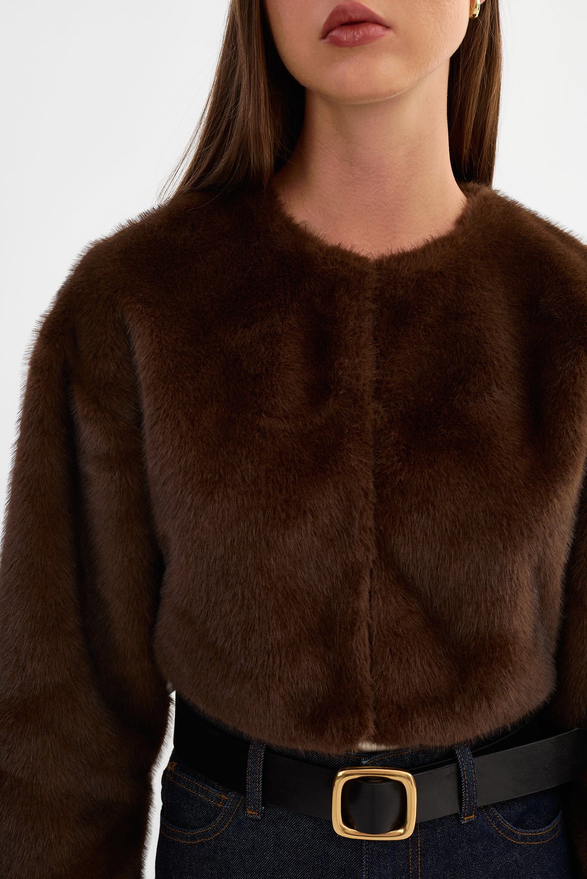 ROWDIE | Faux Fur Jacket