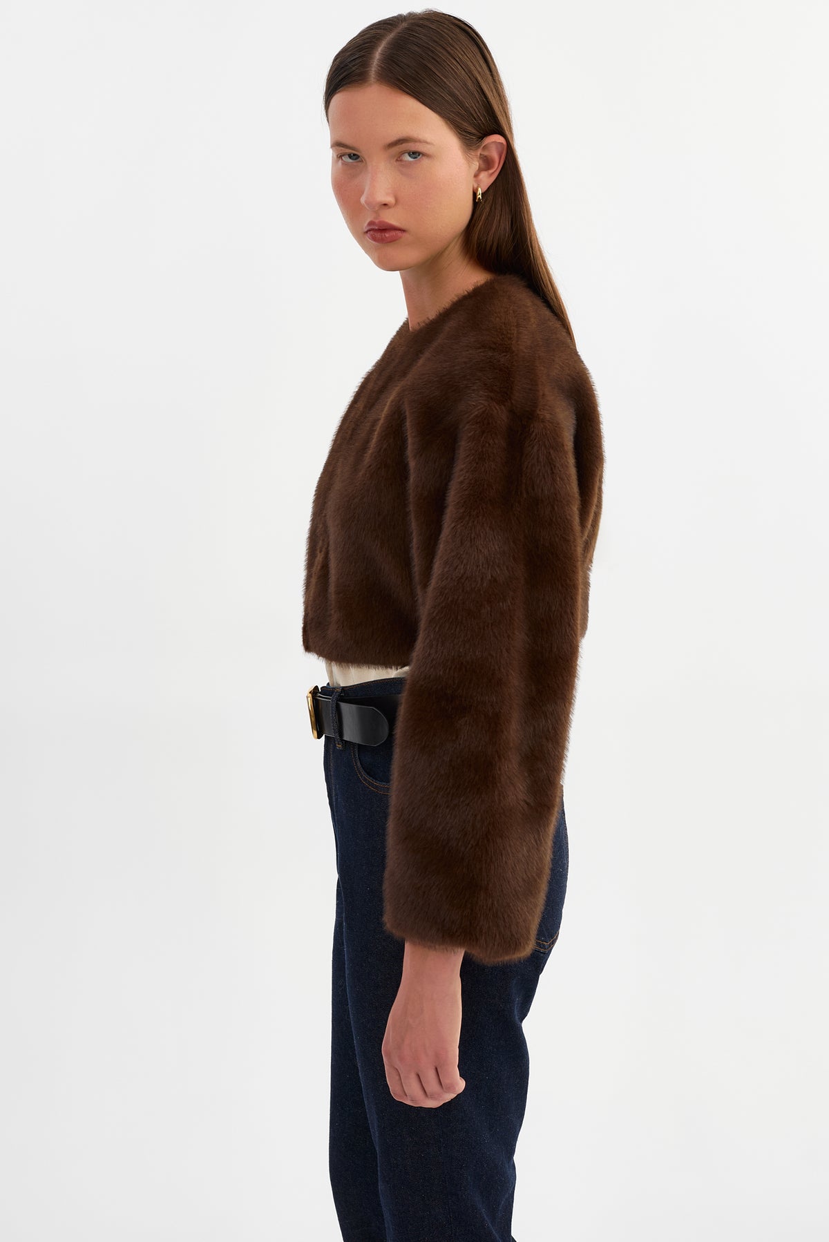 ROWDIE | Faux Fur Jacket