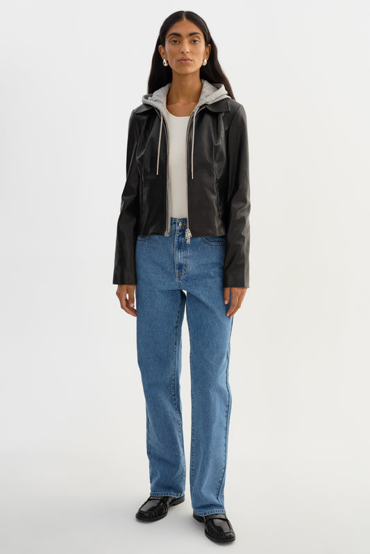 SALLY | Leather Biker Jacket