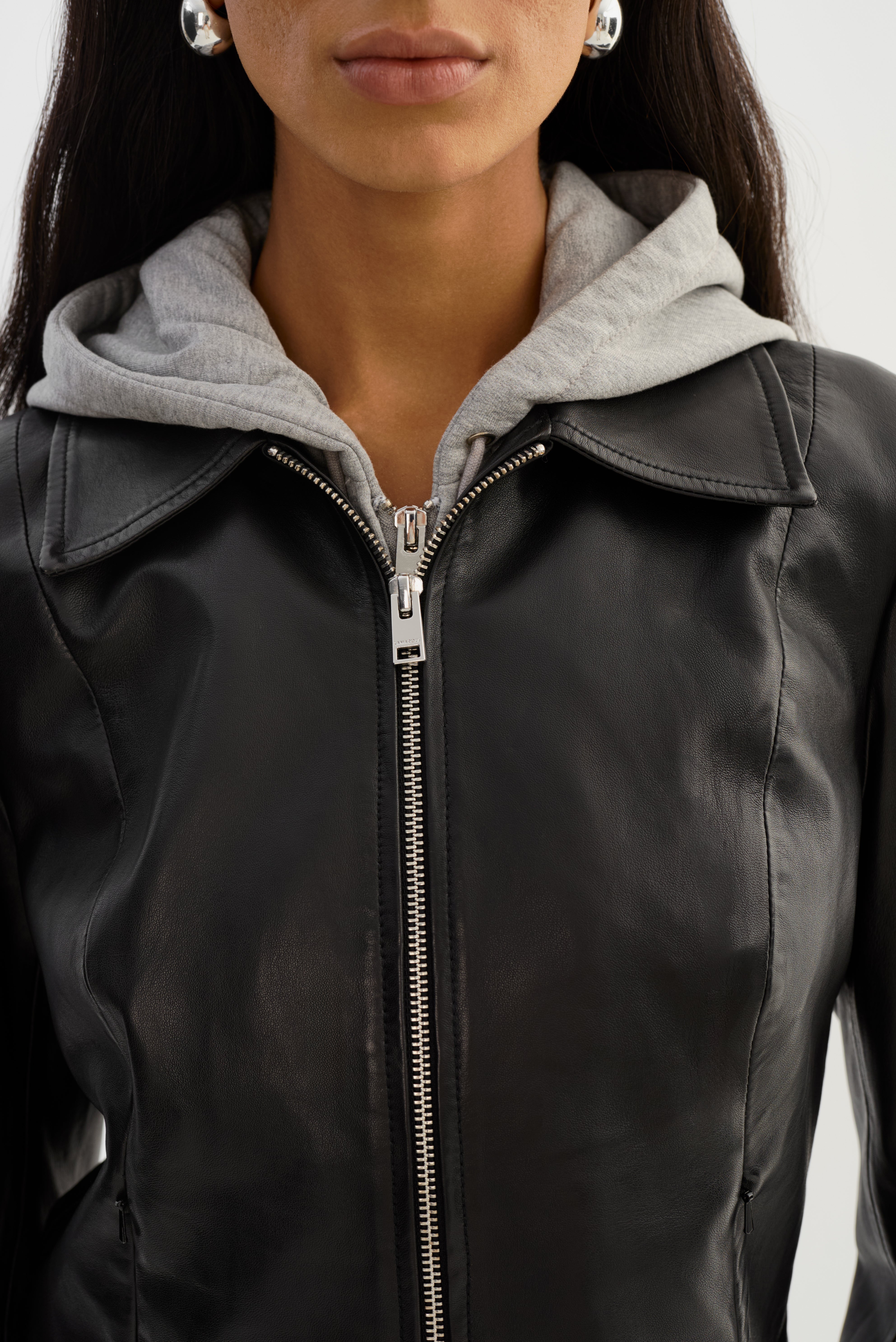 SALLY | Leather Biker Jacket