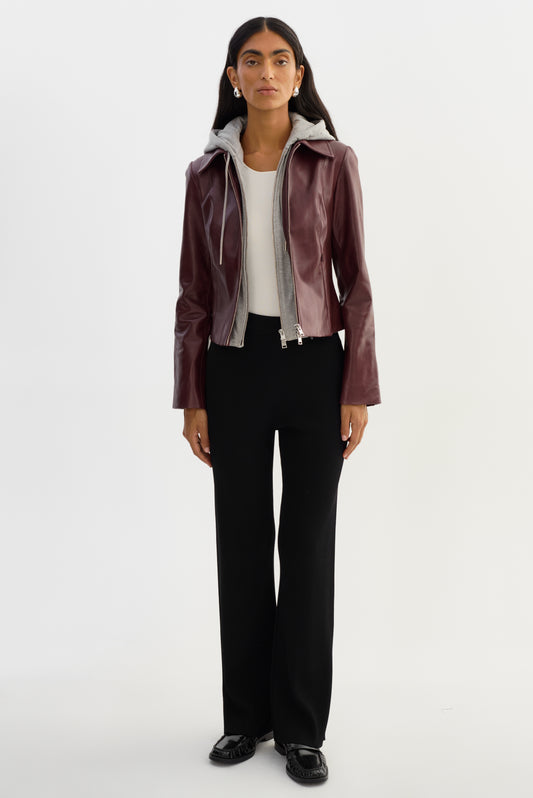 SALLY | Leather Biker Jacket