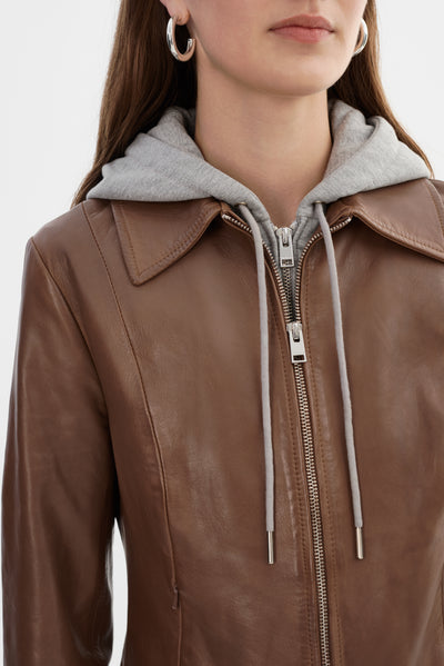SALLY | Leather Biker Jacket