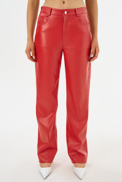 SCOTTIE | Faux Leather Pants