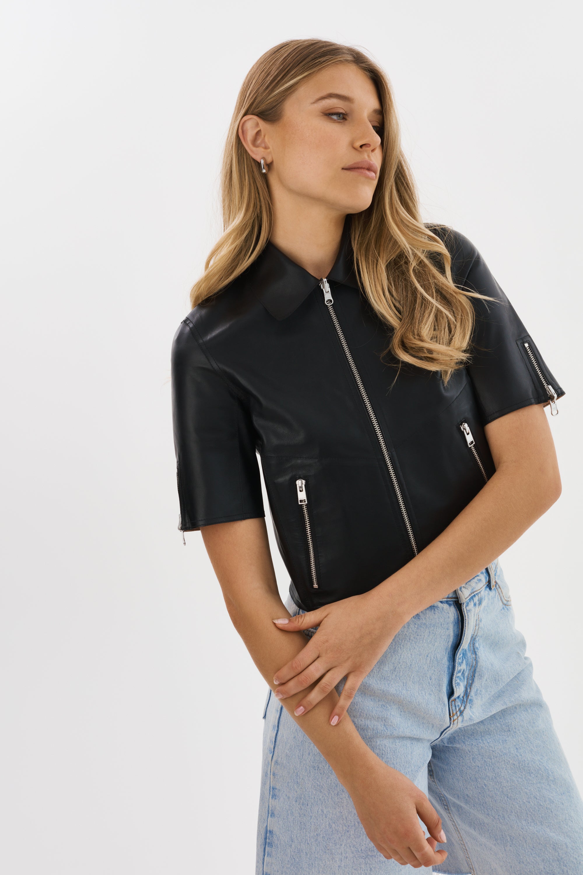 SEVANA | Veste en cuir réversible
