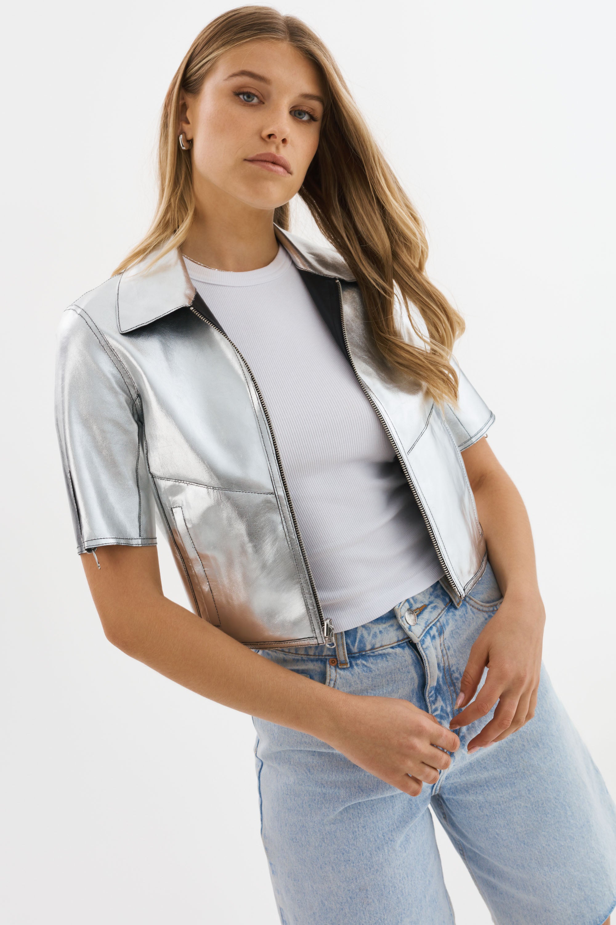 SEVANA | Veste en cuir réversible