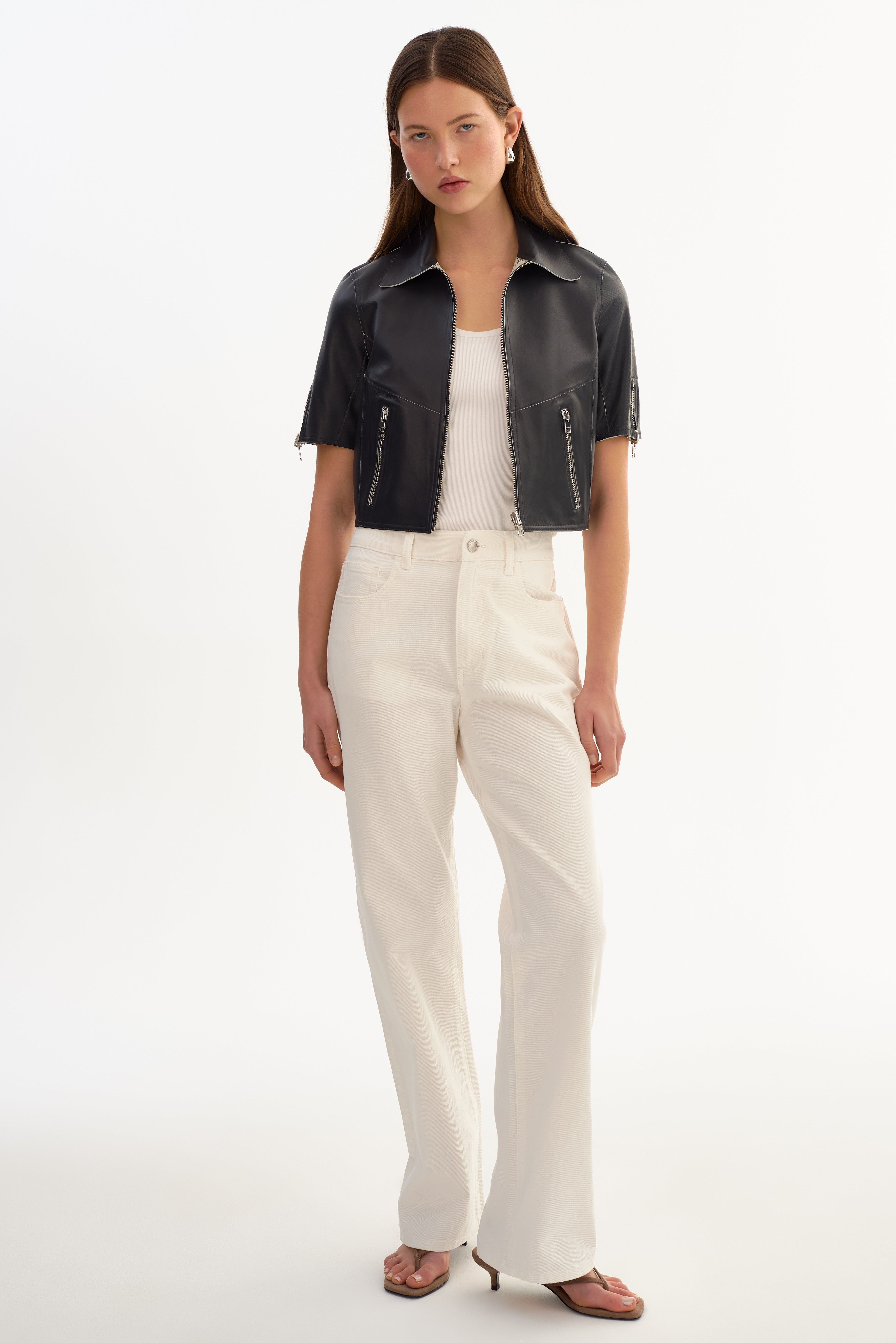 SEVANA | Veste en cuir réversible