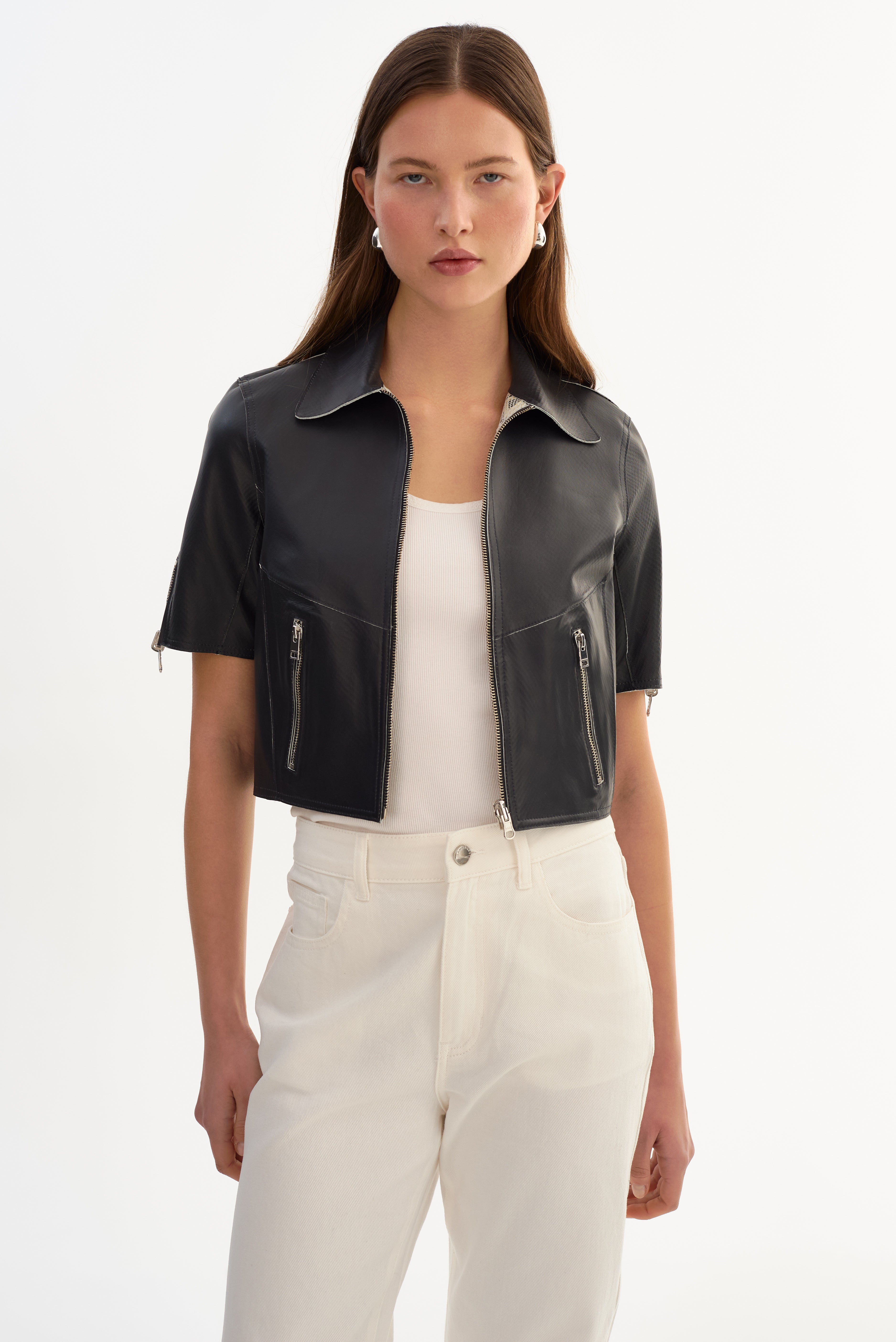 SEVANA | Veste en cuir réversible