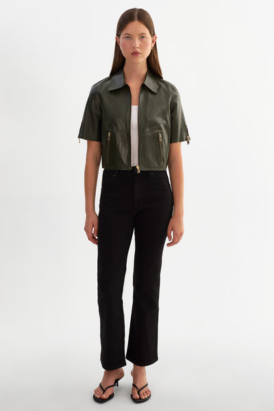 SEVANA | Reversible Leather Jacket