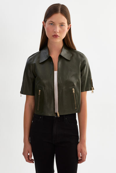 SEVANA | Reversible Leather Jacket