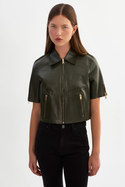 SEVANA | Reversible Leather Jacket