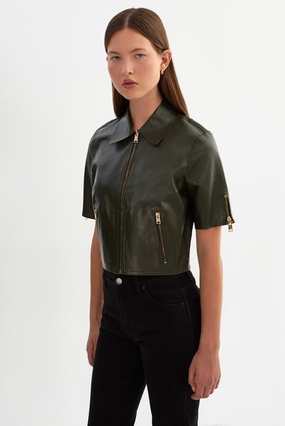 SEVANA | Reversible Leather Jacket