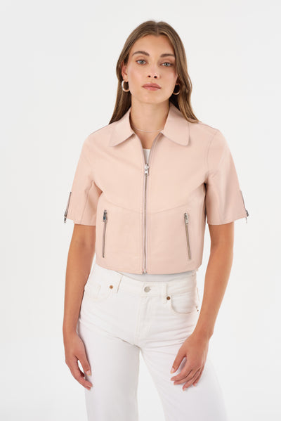 SEVANA | Reversible Leather Jacket