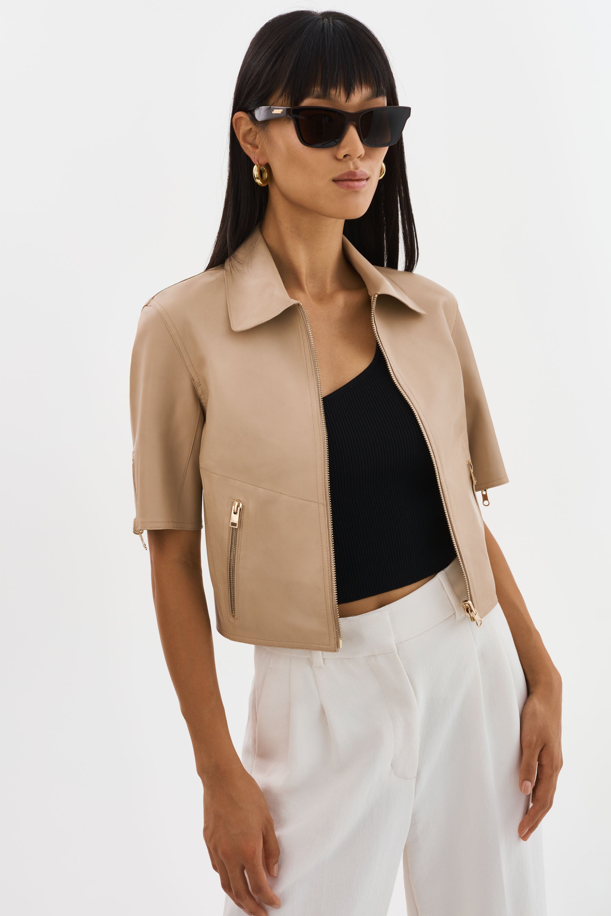 SEVANA | Veste en cuir réversible