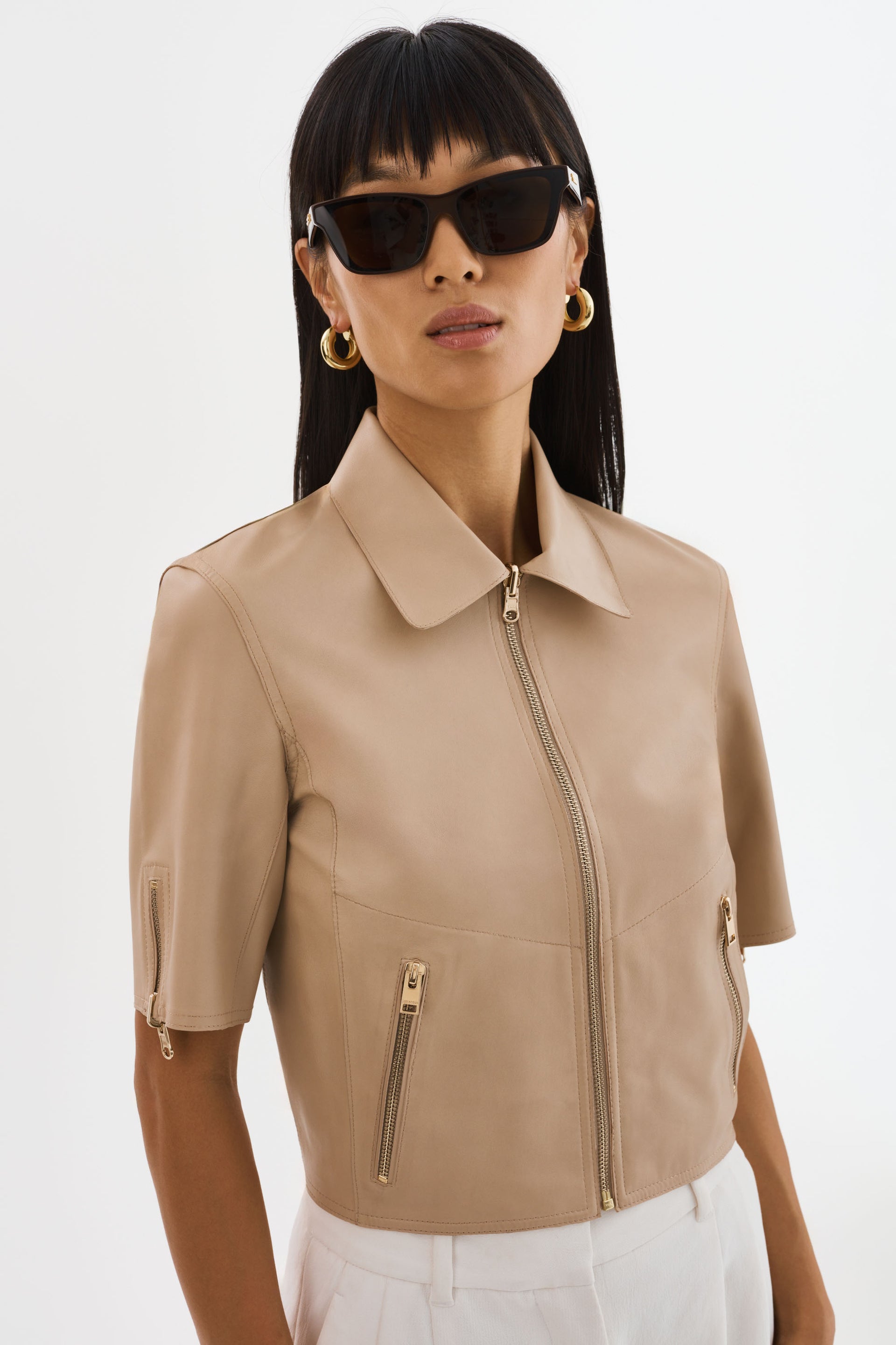 SEVANA Reversible Leather Jacket